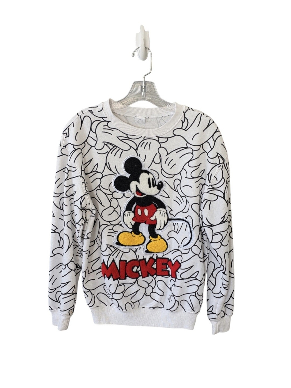 Women's Disney 100 Mickey Sketch Graphic Sweatshirt Size XS